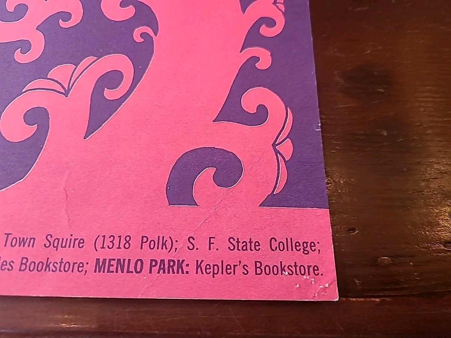 Bill Graham BG #44 Poster Fillmore Auditorium Doors 1st Print 1967 Wes Wilson