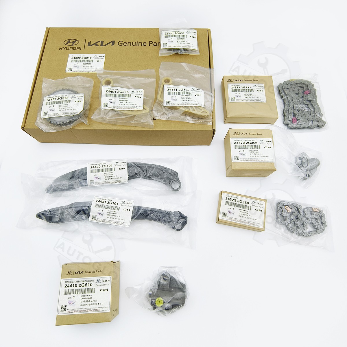 Timing Chain Kit For 2011-19 Kia Hyundai Tucson Sonata Santa Fe Sport 2.0L 2.4L