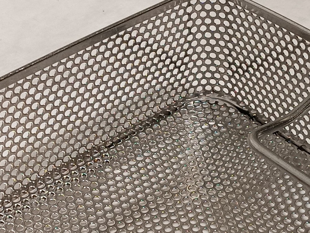 3 Round 7.25" Universal Metal Filter Retention Plates & Sterilization Container