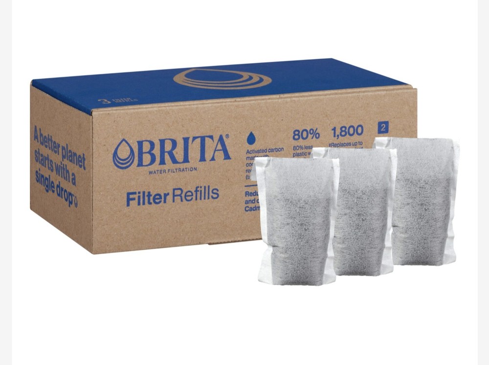 BRITA REFILLABLE FILTER REFILL PACKS FOR PITCHERS AND DISPENSERS