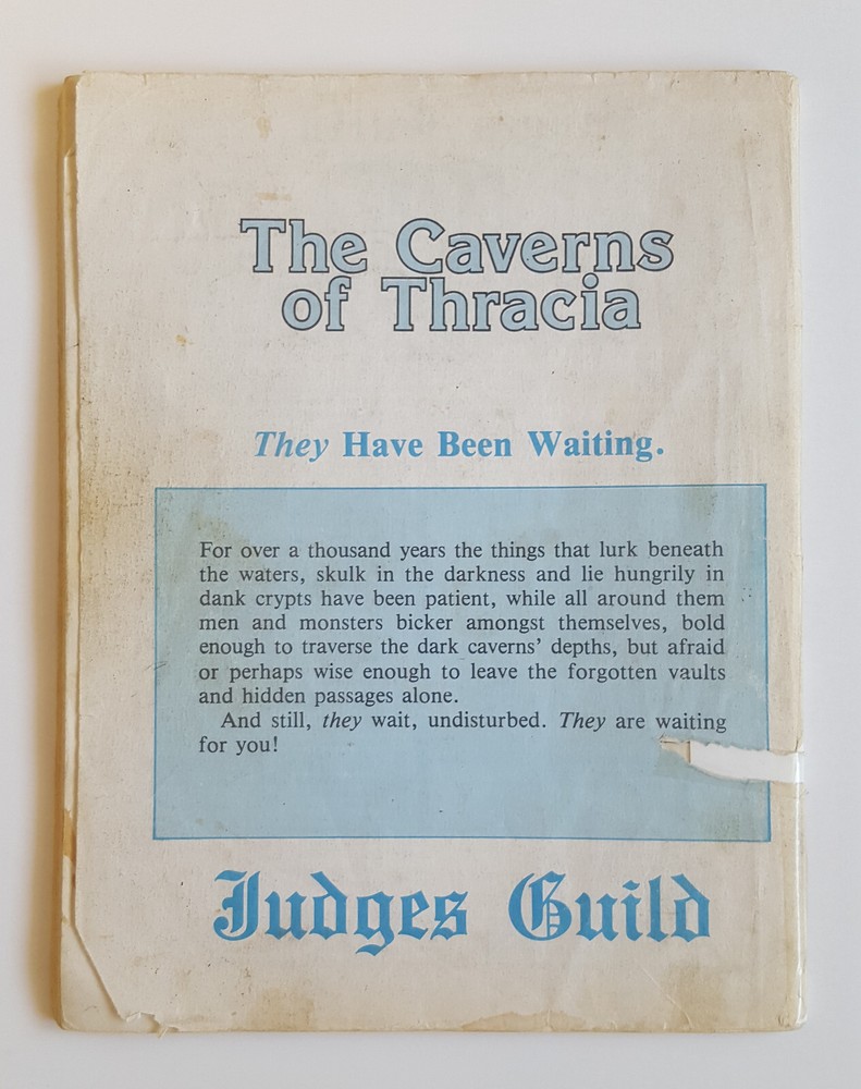 THE CAVERNS OF THRACIA DUNGEONS & DRAGONS MODULE JUDGES GUILD