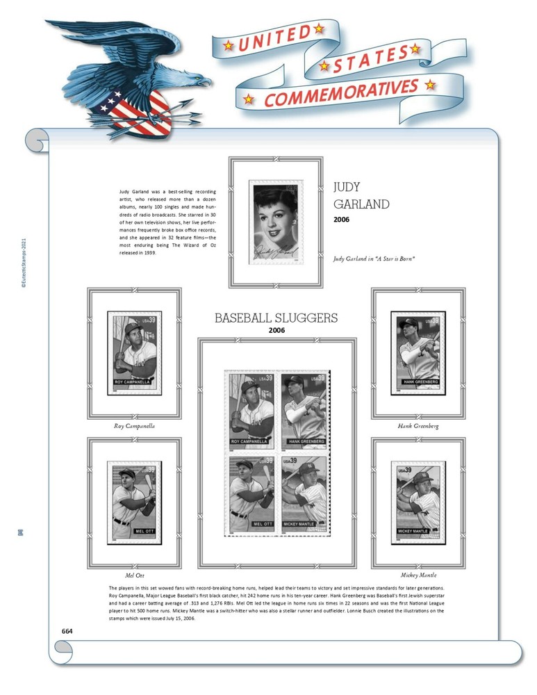2006 U.S. Commemorative Singles COMPLETE Supplement (White Ace Alternative)