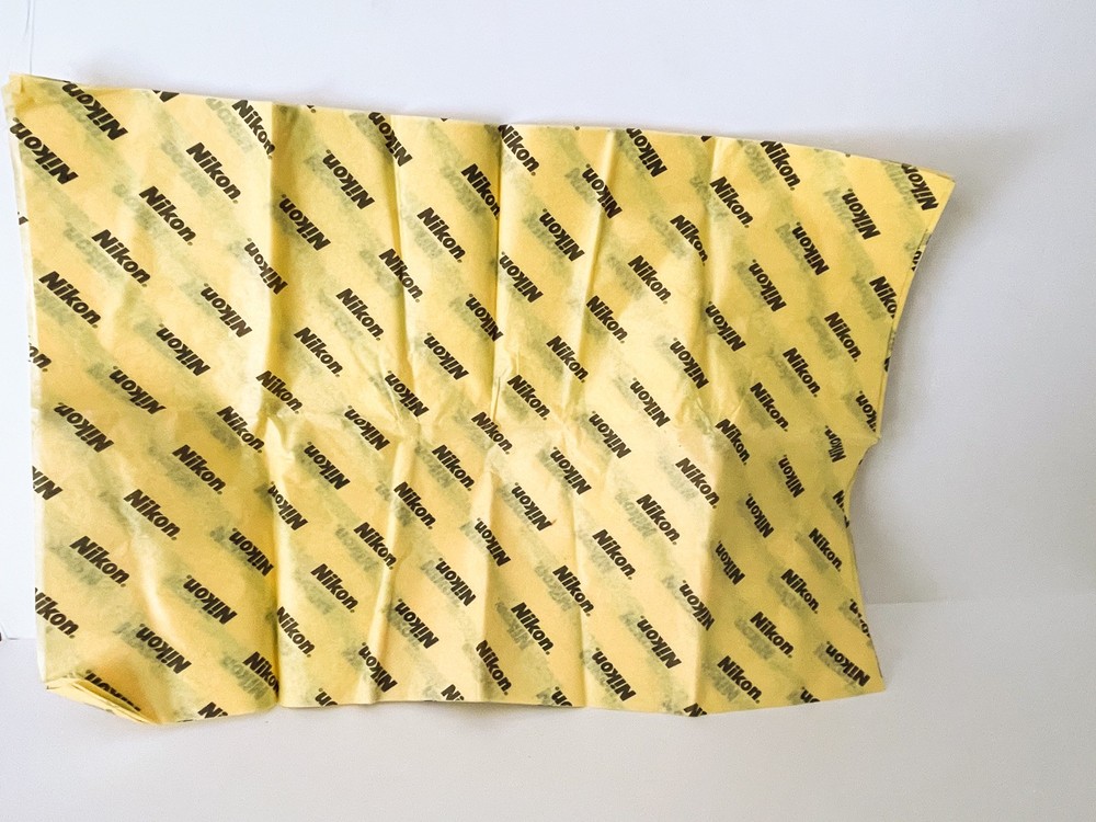 NIKON WRAPPING TISSUE, From Camera Store, Rare Collectible 12 sheets, Authentic