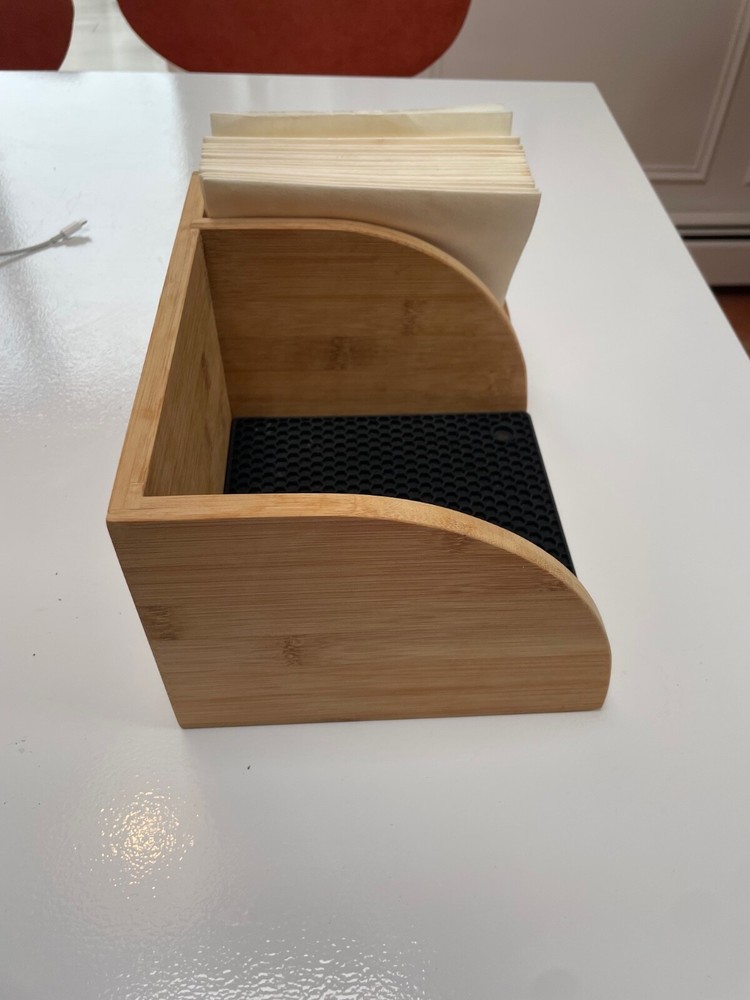 HEXNUB Bamboo Caddy for Pour Over Coffee Maker