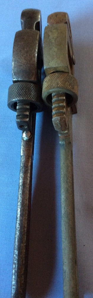 2 Used 10 Inch Adjustable Wrenches , Stillson Walworth & Trucraft Function #U