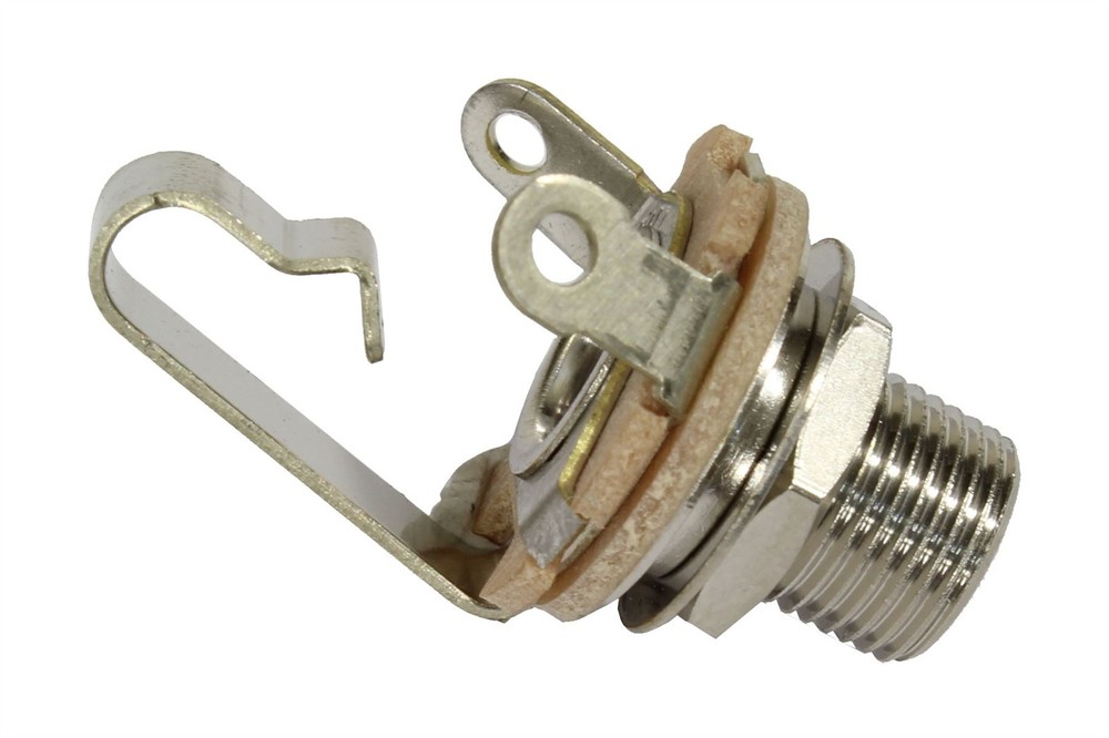 Switchcraft 1/4" Guitar LONG theaded Input/Output Jack