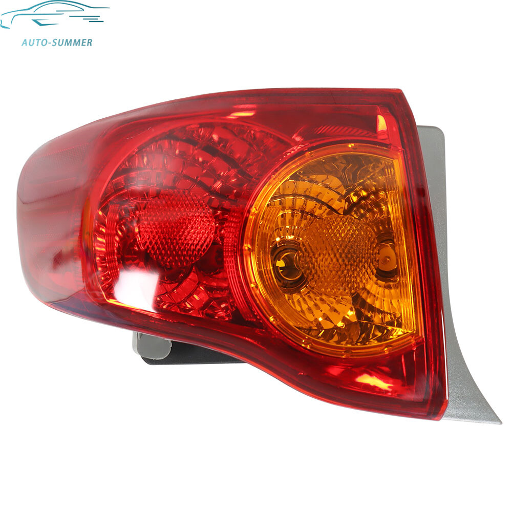 For Toyota Corolla 2009-2010 Left Side Tail Light Brake Lamp Outer Halogen