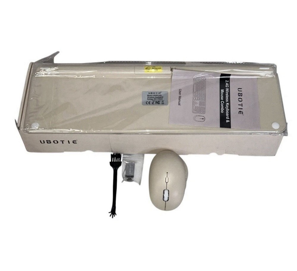 UBOTIE 2.4G Wireless Keyboard & Mouse Combo