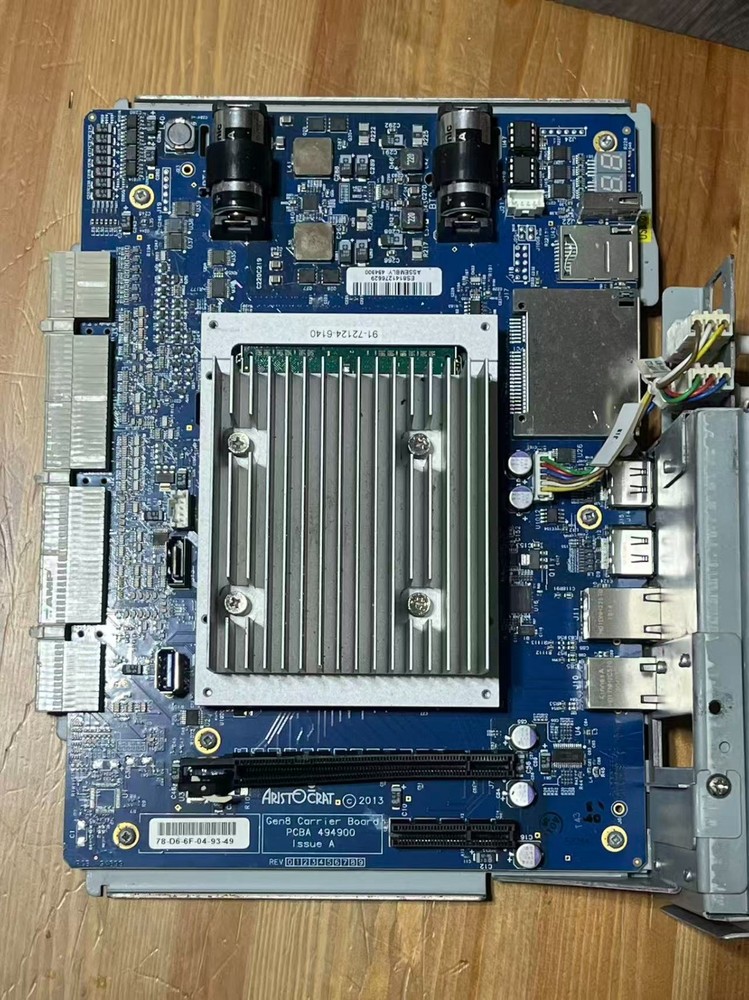 Aristocrat Gen8 Carrier Board PCBA 494900Gaming Computer Part ,Untested!!
