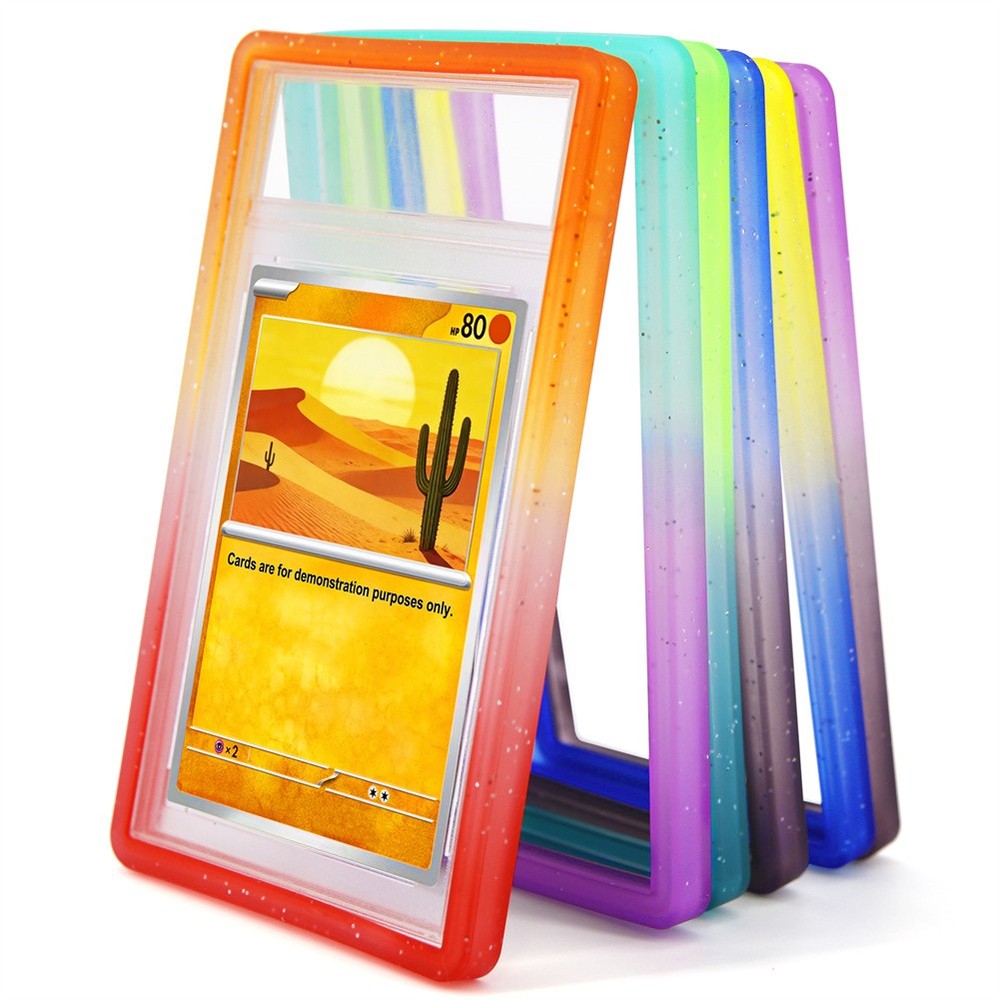 6x Gradient PSA Graded Card Slab Bumper Guard Protector Skin TPU - STACKABLE