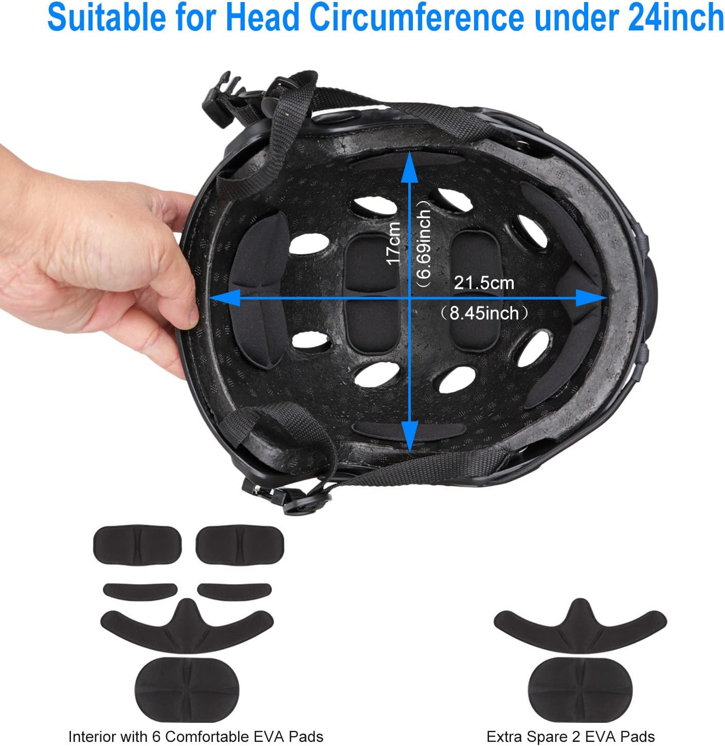 Airsoft Helmet and Mask, Full Face Mask with Detachable Goggles, Paintball Black