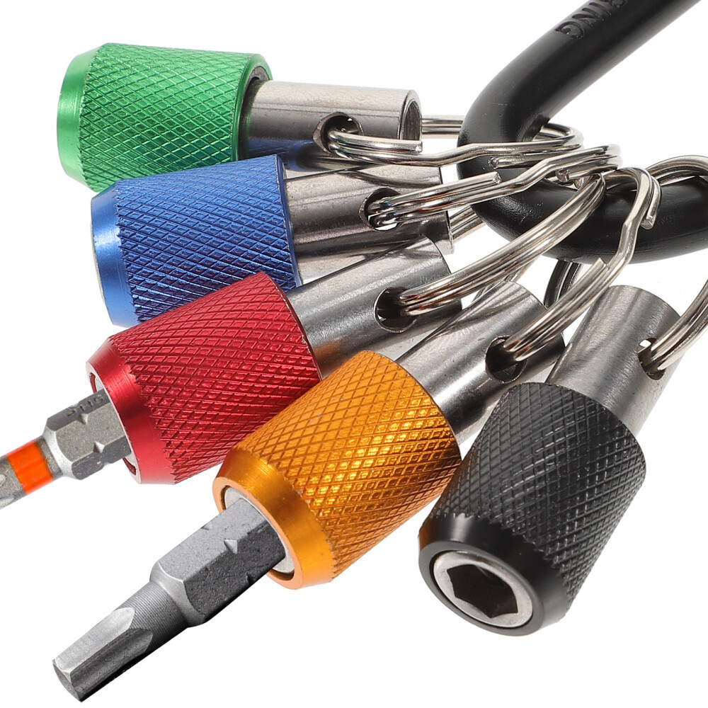 Drill Bit Keychain Holder Keychain Screwdriver Drill Bit Holder Bit Set Tool
