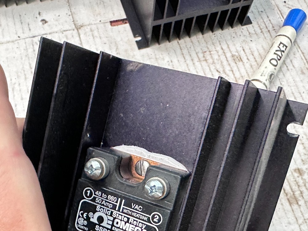 Omega SSR660DC50 Solid State Relay w/Large Heatsink