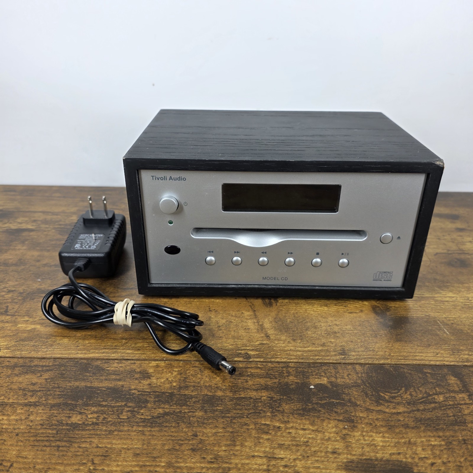 Tivoli Audio "Model CD" Micro Stereo CD Player with Power Supply - Tested Works