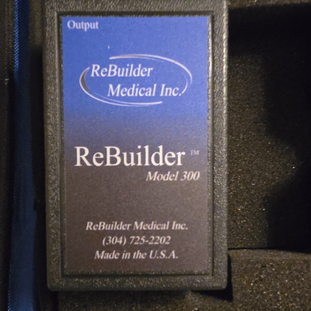 ReBuilder Medical Inc. Model 300 Stimulation Device Black Electrotherapy Device