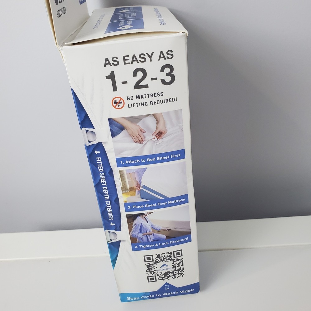 Bed Scrunchie - Ultimate Bed Sheet Holder Straps, 360 Bed Sheet Fastener.