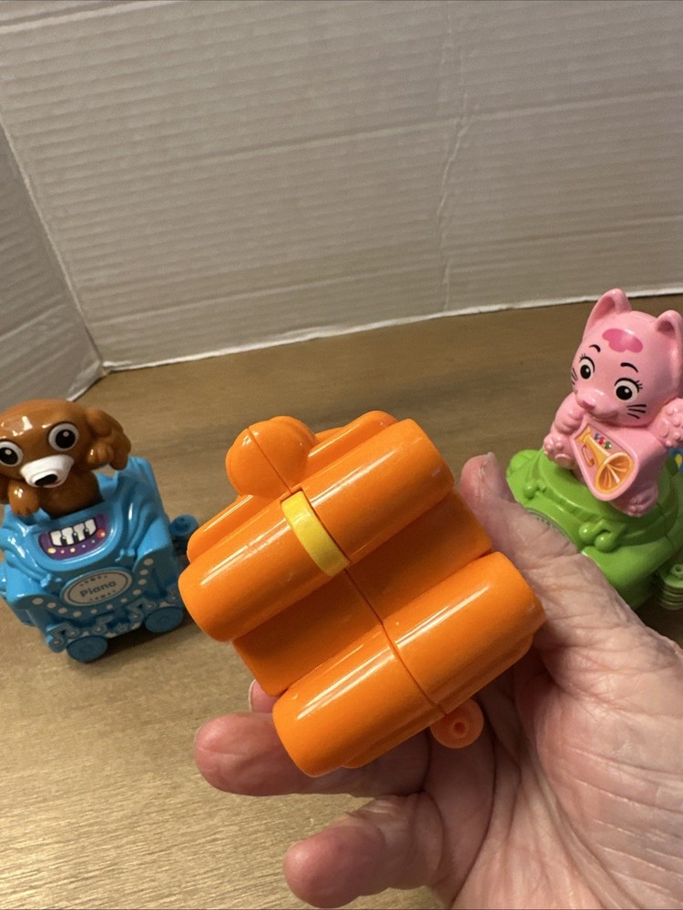 VTech Connect & Sing Animal Train Musical Instruments Toddler Pull Toy TESTED