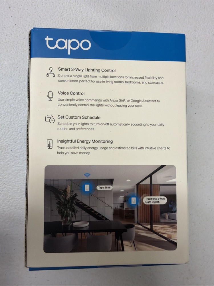 TP-Link Tapo S515 Smart Wi-Fi Light Switch – Single Pole - ECS