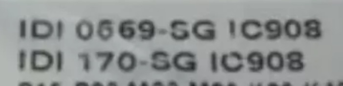 2 PCS  ORIGINAL  INSERTS  ‎    IDI 170-SG IC908