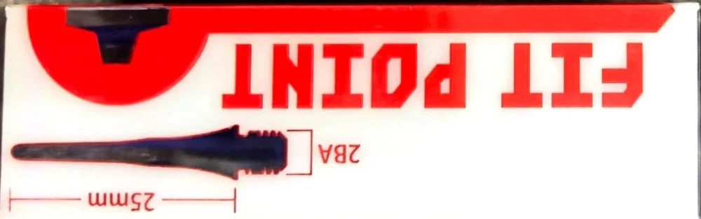 Fit Point Plus Dart Tips 50 Pack Dark Blue Durable Soft Tip Replacement