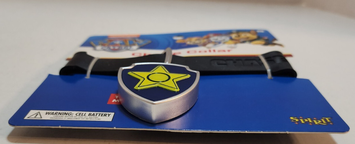 Paw Patrol Chase Collar Light Up Spirit Halloween Costume Cosplay Brand New