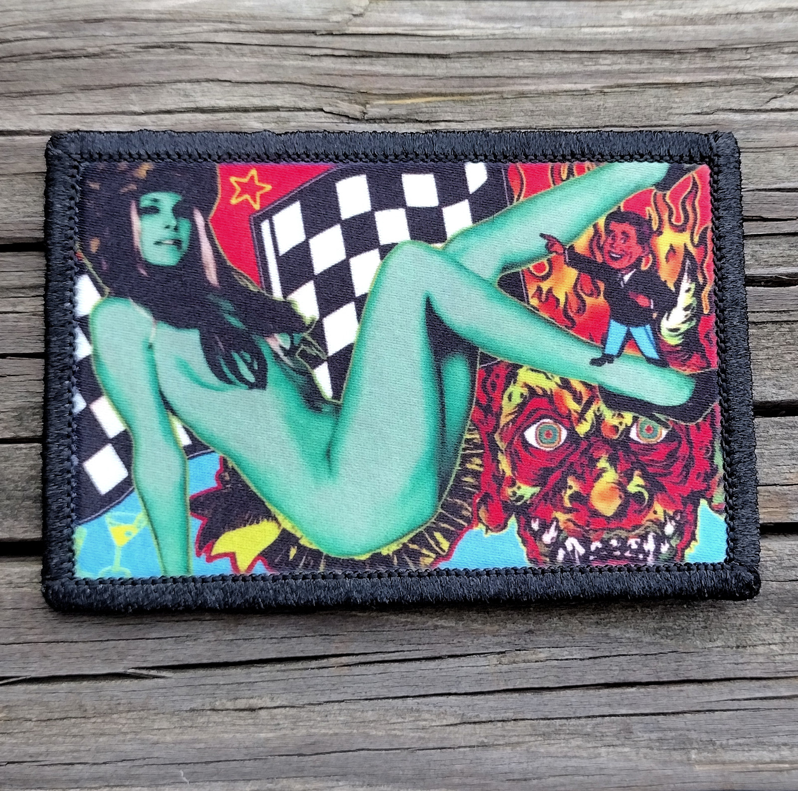 House of 1000 Corpses Sheri Moon Zombie Morale Patch Hook and Loop Tactical 2A