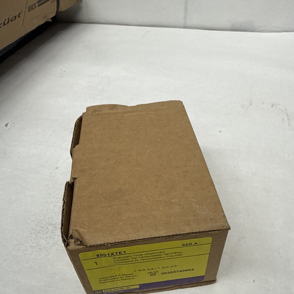 NEW Square D 8501XTE1 Pneumatic Timer Attachment 1 Minute On Delay