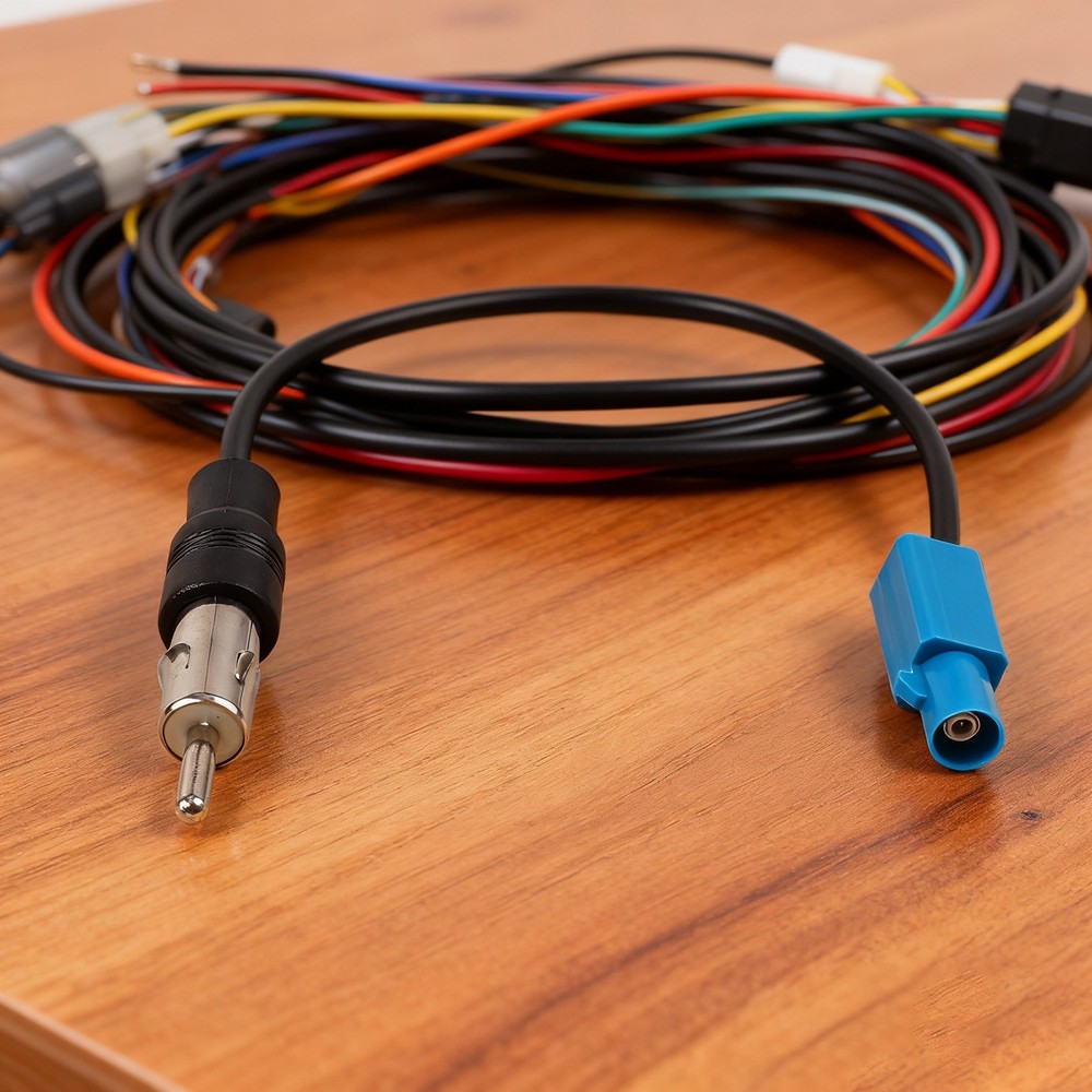 Enhanced Car Stereo Antenna Adapter Cable for Simple Installation 15cm