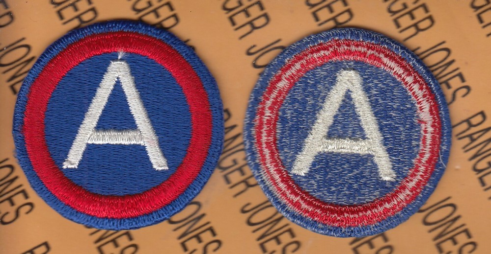 3rd Army dress uniform patch c/e