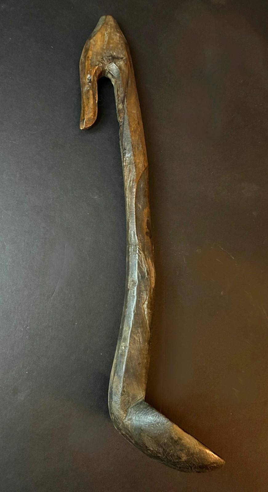 HAIDA-TLINGIT LONG HANDLED LADLE/SPOON Hand-Made Antique First Nations Artifact