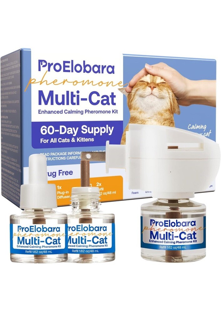 Cat Calming Pheromone Diffuser: Cat Calming Pheromones Diffusers for Multicat