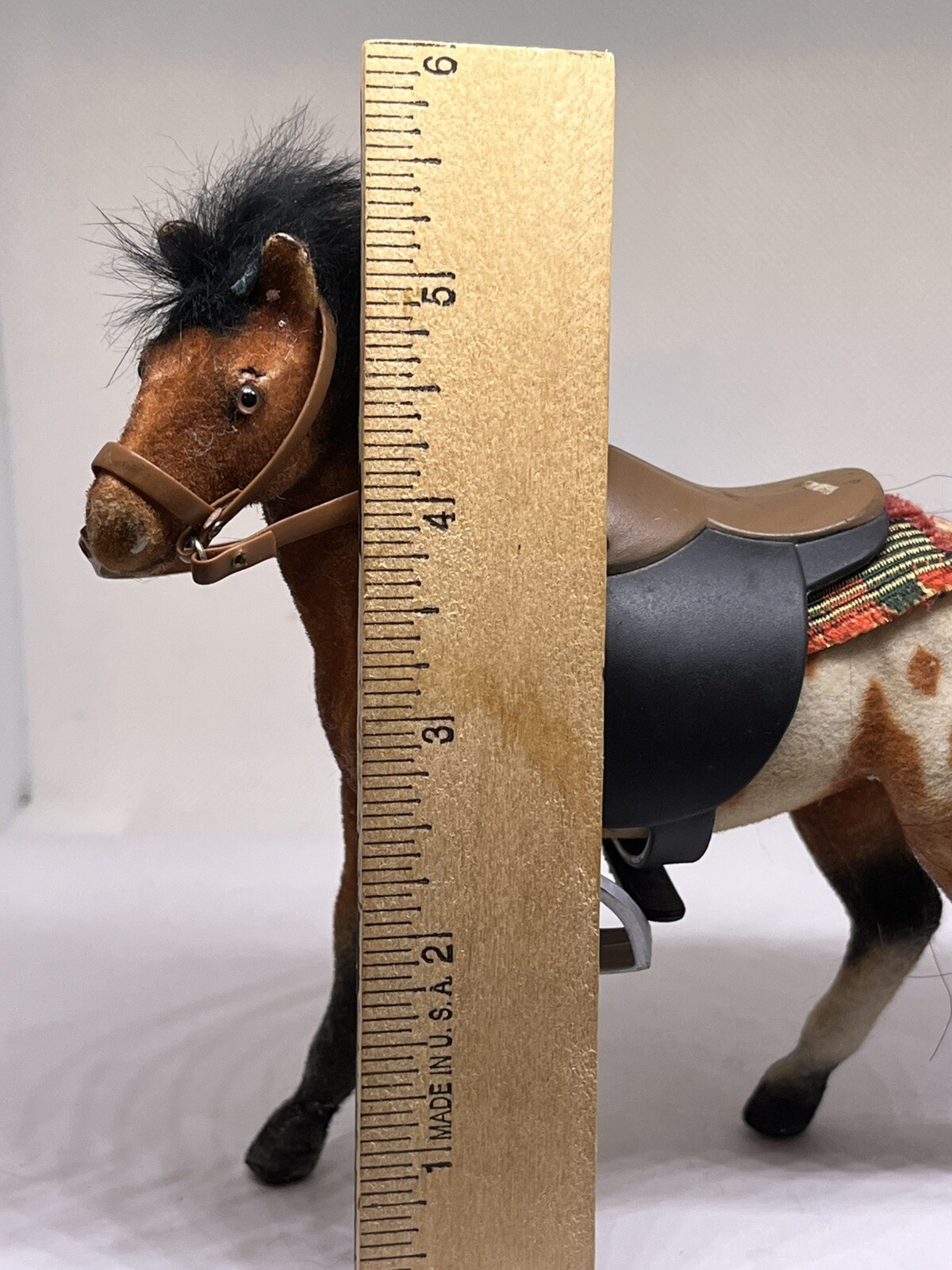 horse mini american Indian Spanish colonial saddle bridle blanket Felted