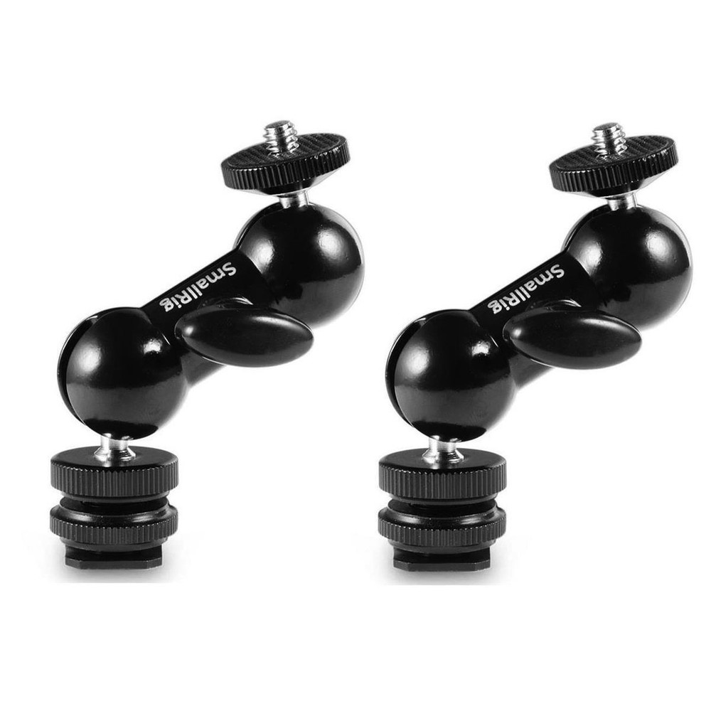 SmallRig 2x Multi-Function Double End BallHead w/Cold Shoe Mount and Thumb Screw