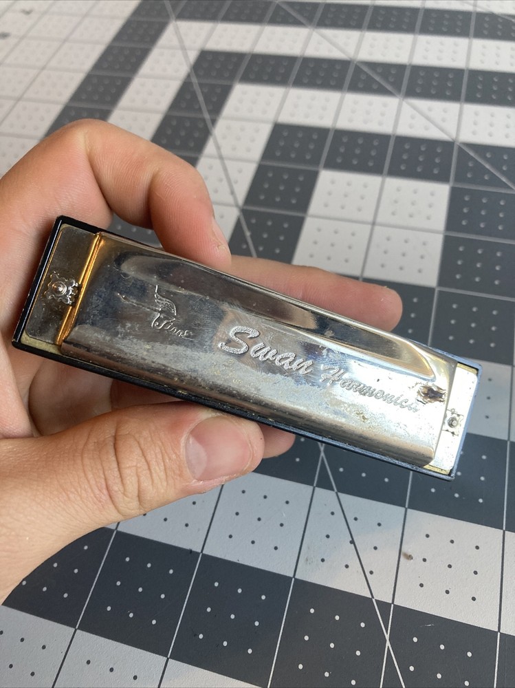 Vintage Swan Harmonica