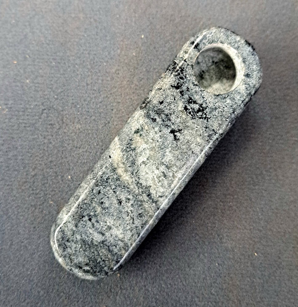 Handmade Vermont Soapstone Pipe