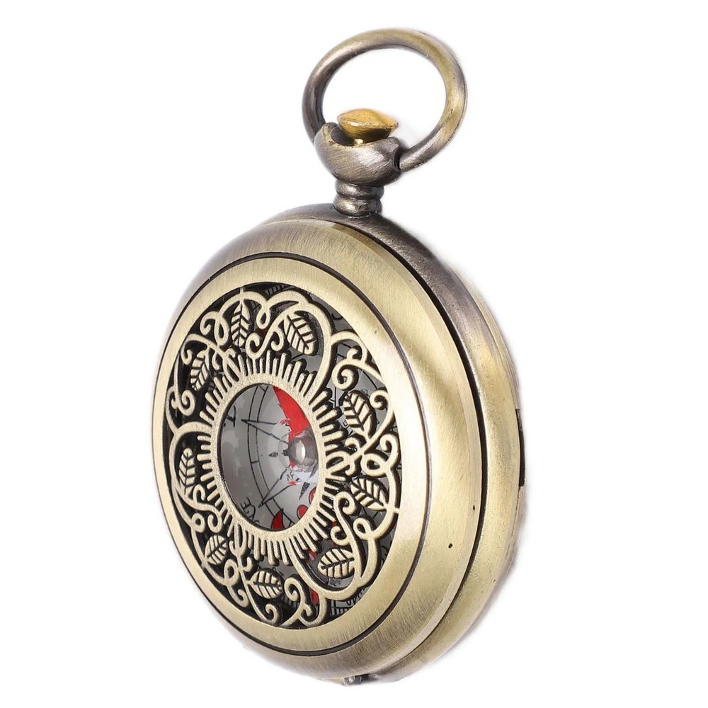 Outdoor Brass Pocket Compass Waterproof Hiking Camping Navigation Tool