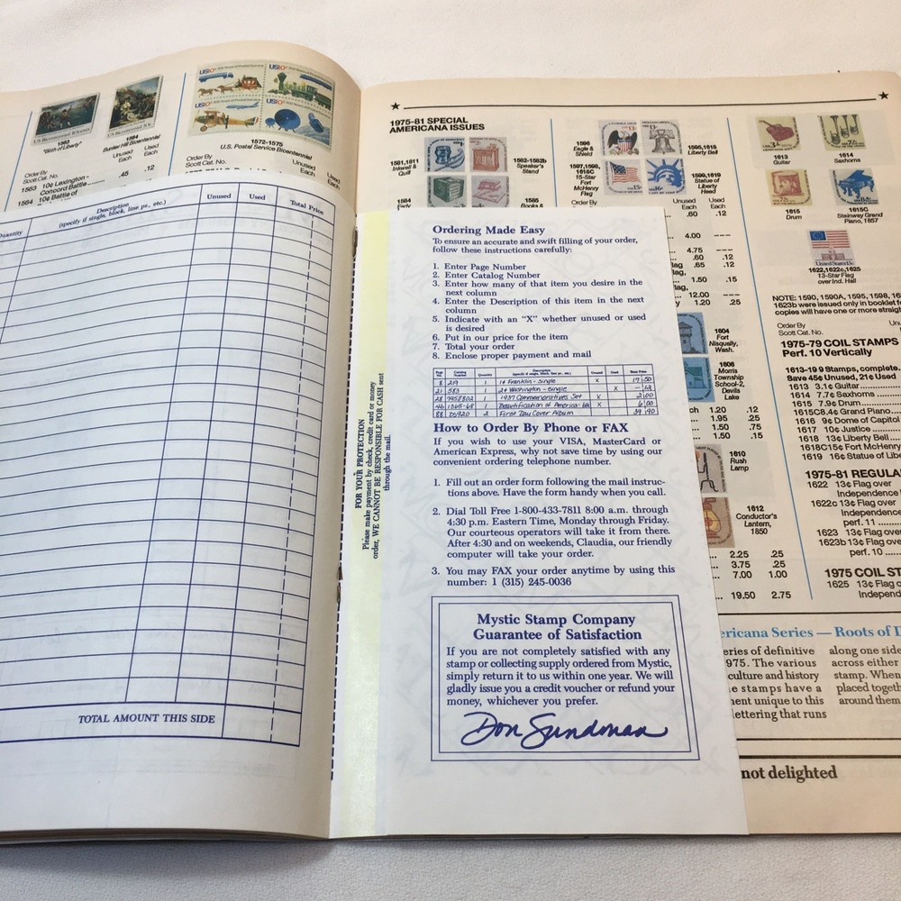 Mystic's U.S. Stamp Catalog Vintage, America's First Airmails