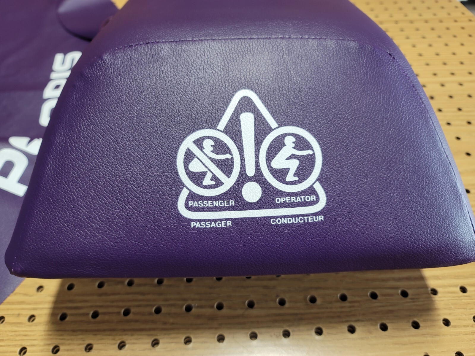 POLARIS SCRAMBLER 250 400 500 SEAT COVER 1995 TO 2003 (PURPLE) [P*-35]