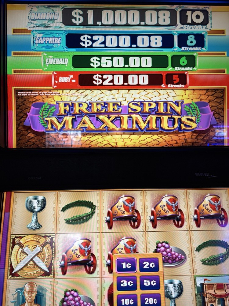 WMS BB2 SLOT MACHINE SOFTWARE GAME CARD ONLY FREE SPIN MAXIMUS FUN GAME TESTED