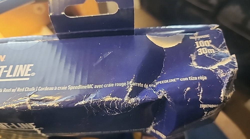 IRWIN strait-line (box is damaged)