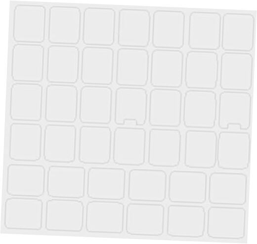 Blank Transparent Keyboard Stickers Label Decal Self-Adheisive for Computer