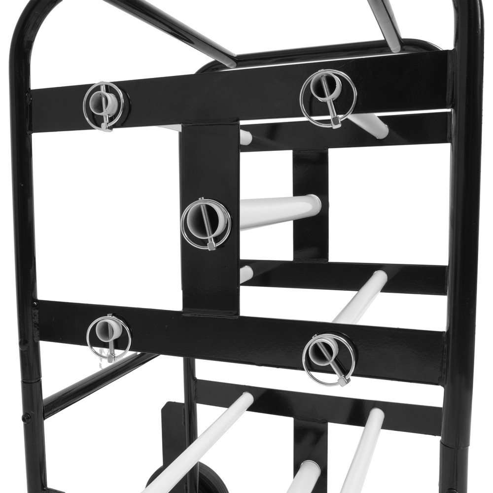 Transportable Axle Cable Caddy with 10 Rods Cable Spool Wire Rack Dispenser