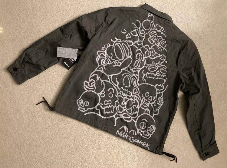 Matt Gondek DECONSTRUCTED Hand Painted JACKET Print Poster Art Painting