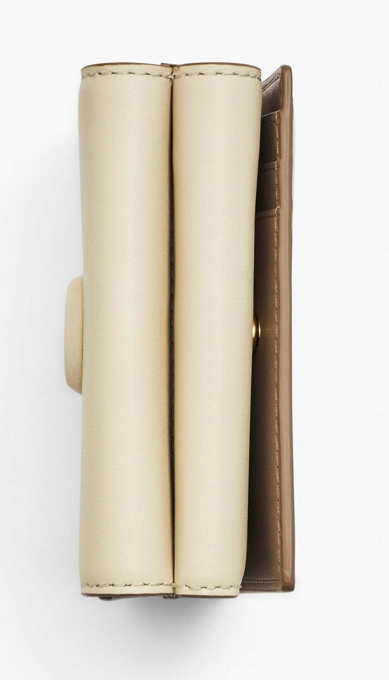 Marc Jacobs J Marc Trifold Leather Wallet Cloud White New