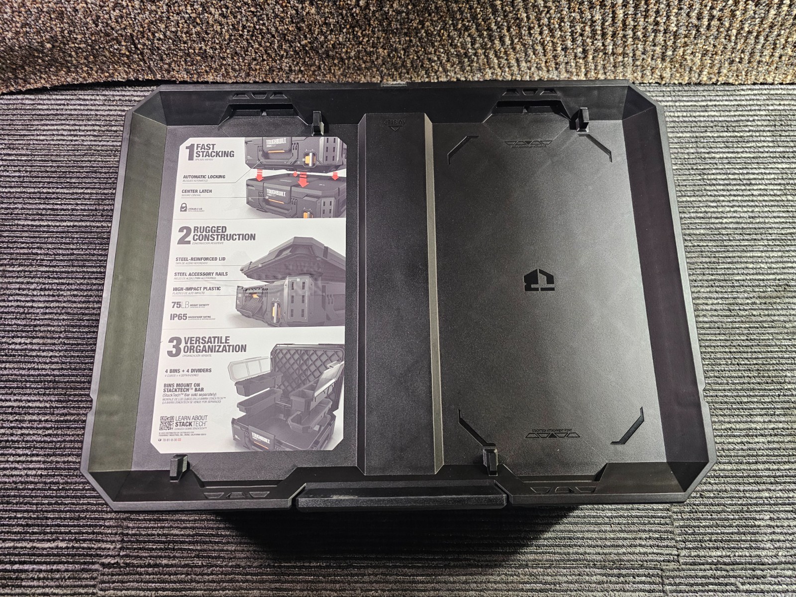 Front Runner SBOX031 Outfitters Wolf Pack Pro Cargo Storage Bin Black