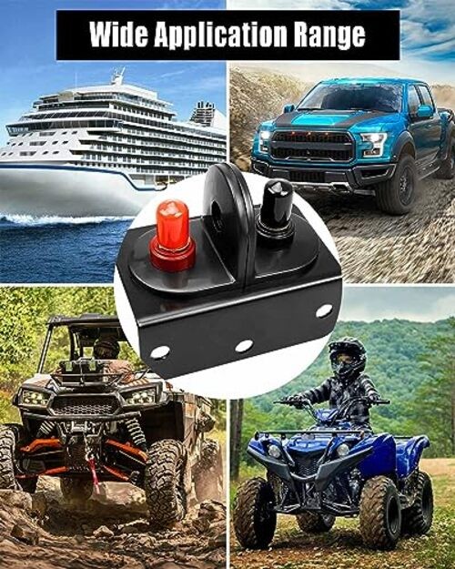 Waterproof Remote Battery Terminals, Battery Jump Post Kit with Cable and