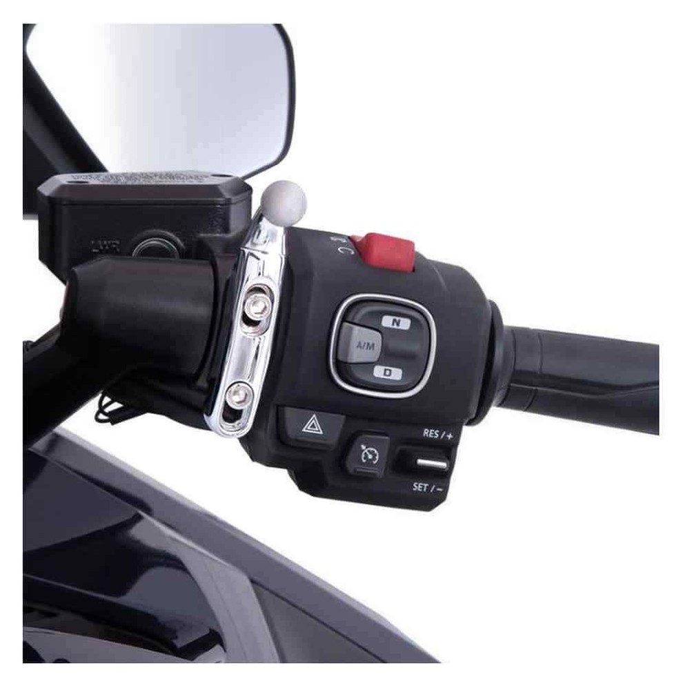 Ciro Goldstrike Left or Right Side Accessory Mount, Chrome Finish 58110