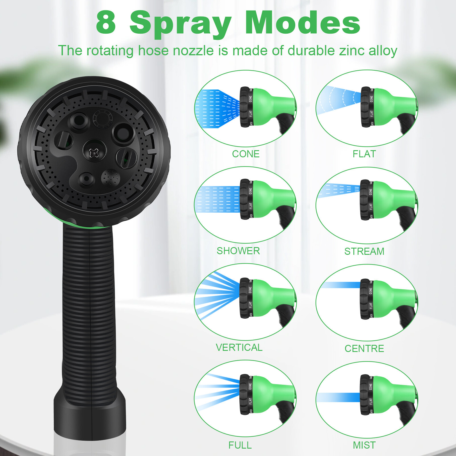 4X Stronger Deluxe Expandable Flexible Garden Hose Water Hose (50ft,75ft,100ft)