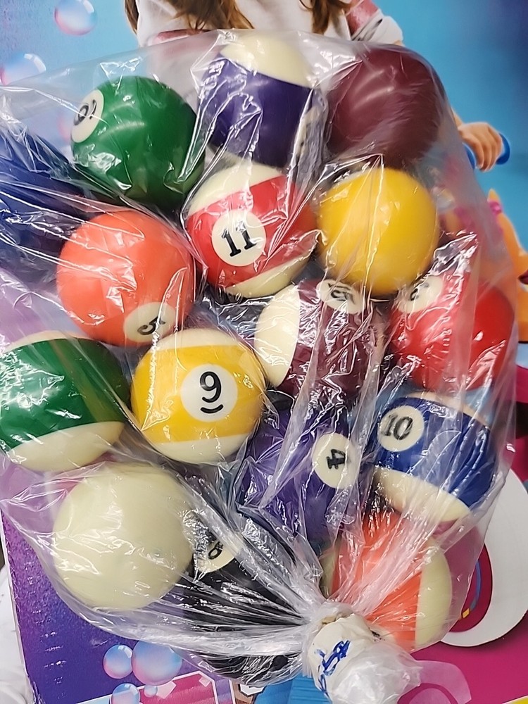 Vintage Pool Balls Unknown Billiard Set 2 1/4”no Box