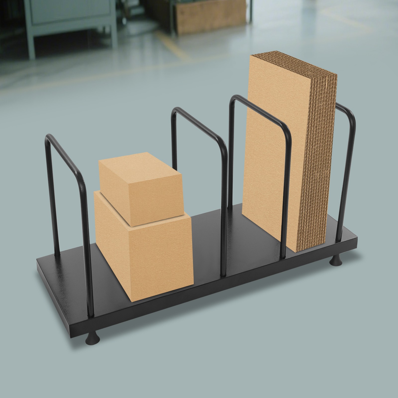 Heavy Duty Cardboard Box Stand Carton Storage Rack Cardboard Box Storage Rack